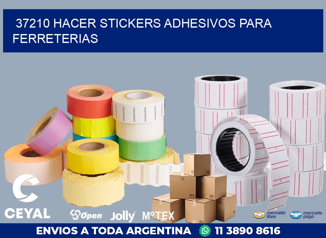 37210 HACER STICKERS ADHESIVOS PARA FERRETERIAS