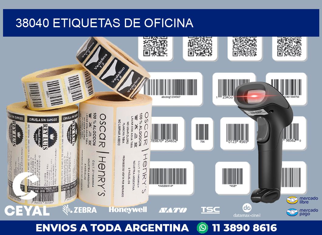 38040 ETIQUETAS DE OFICINA
