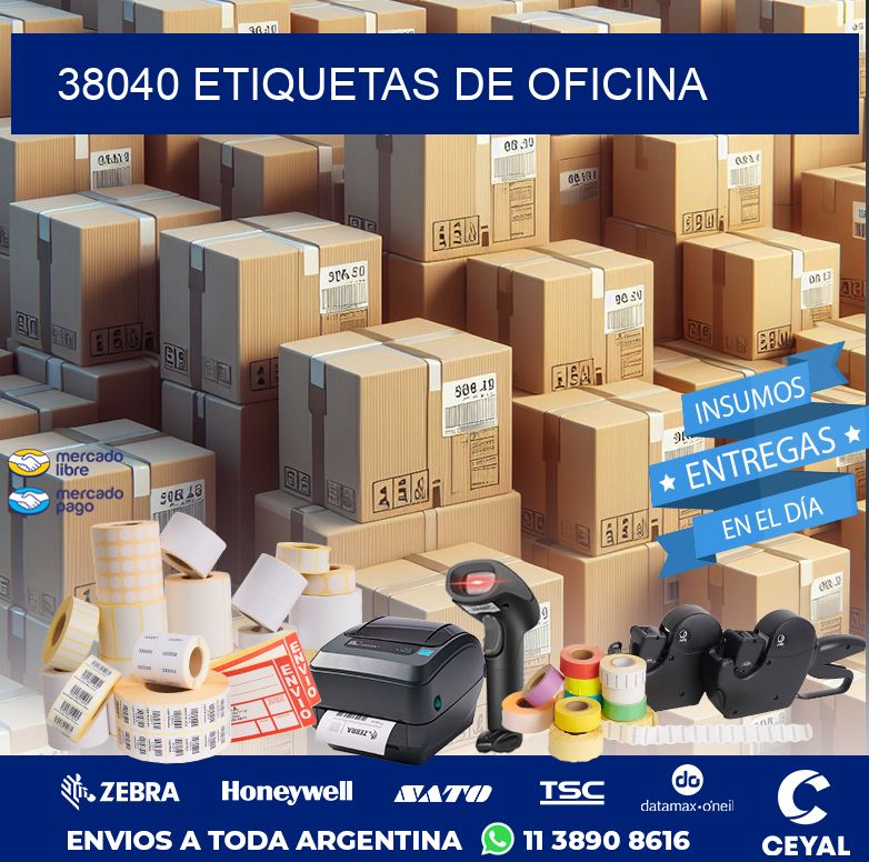 38040 ETIQUETAS DE OFICINA