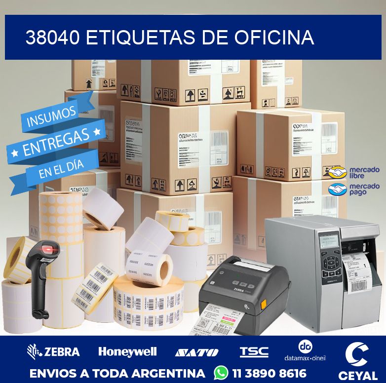 38040 ETIQUETAS DE OFICINA