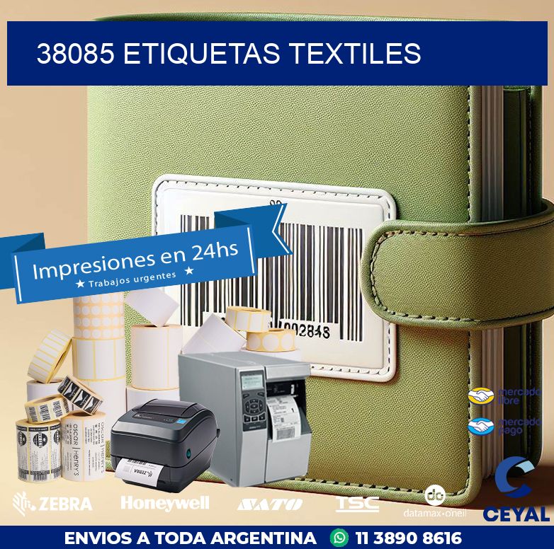 38085 ETIQUETAS TEXTILES