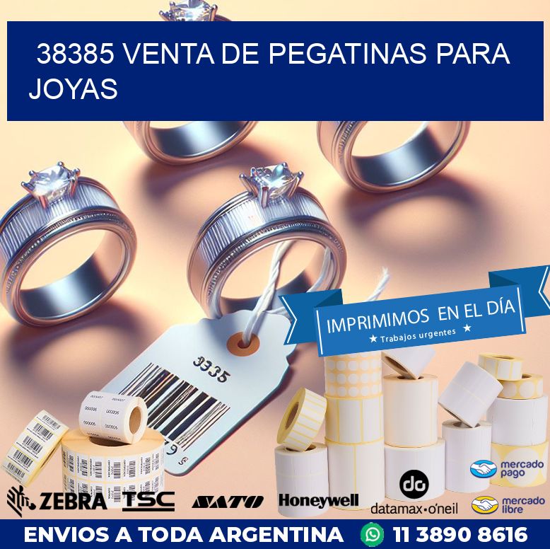 38385 VENTA DE PEGATINAS PARA JOYAS