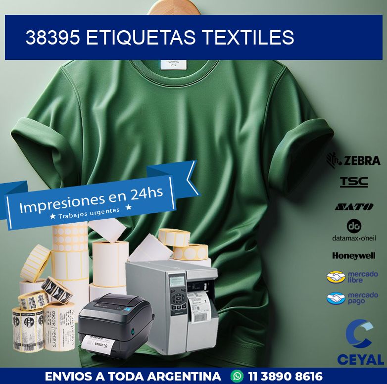 38395 ETIQUETAS TEXTILES