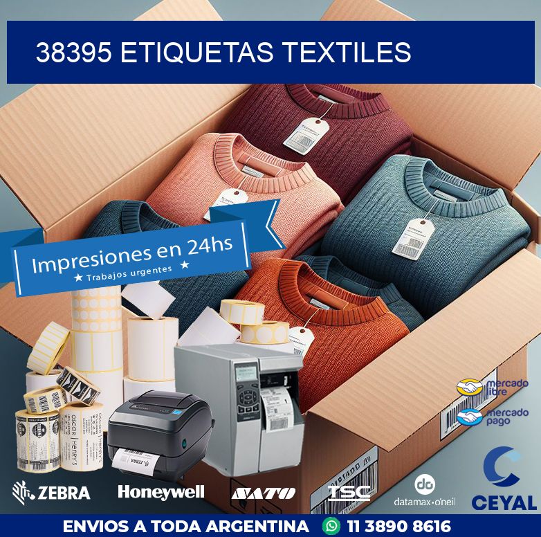38395 ETIQUETAS TEXTILES