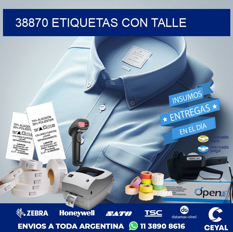38870 ETIQUETAS CON TALLE