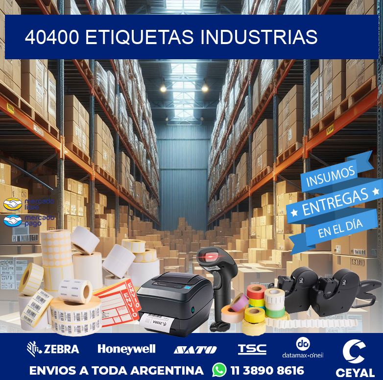 40400 ETIQUETAS INDUSTRIAS