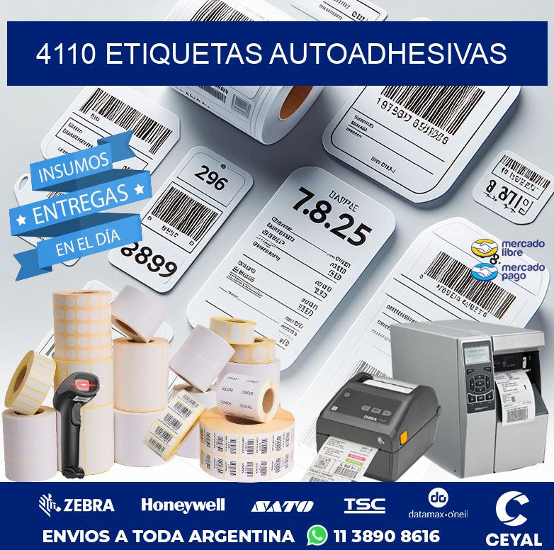 4110 ETIQUETAS AUTOADHESIVAS