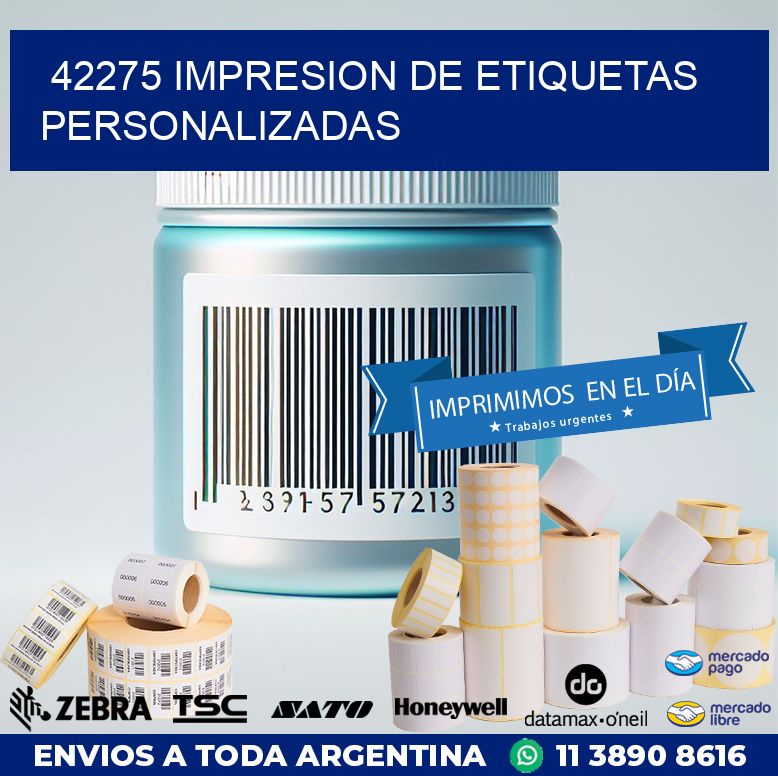 42275 IMPRESION DE ETIQUETAS PERSONALIZADAS
