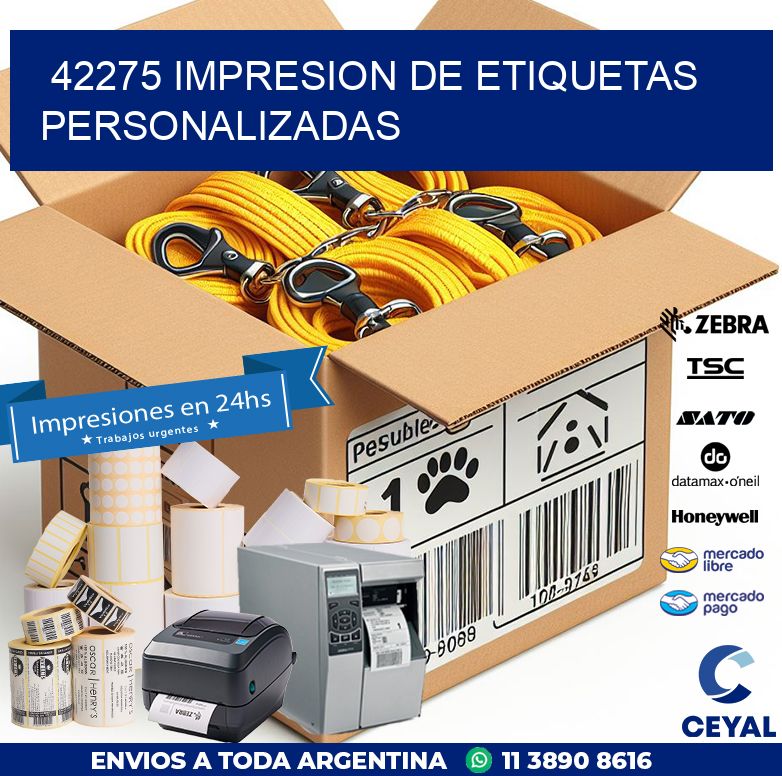 42275 IMPRESION DE ETIQUETAS PERSONALIZADAS
