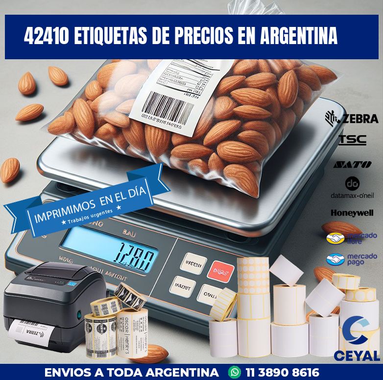 42410 ETIQUETAS DE PRECIOS EN ARGENTINA