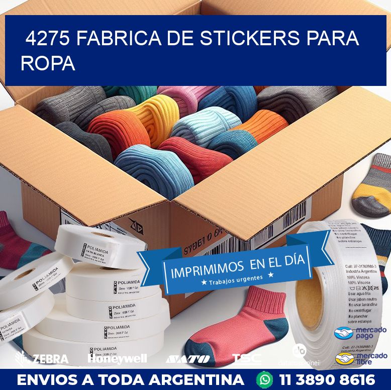 4275 FABRICA DE STICKERS PARA ROPA