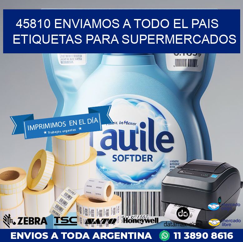 45810 ENVIAMOS A TODO EL PAIS ETIQUETAS PARA SUPERMERCADOS