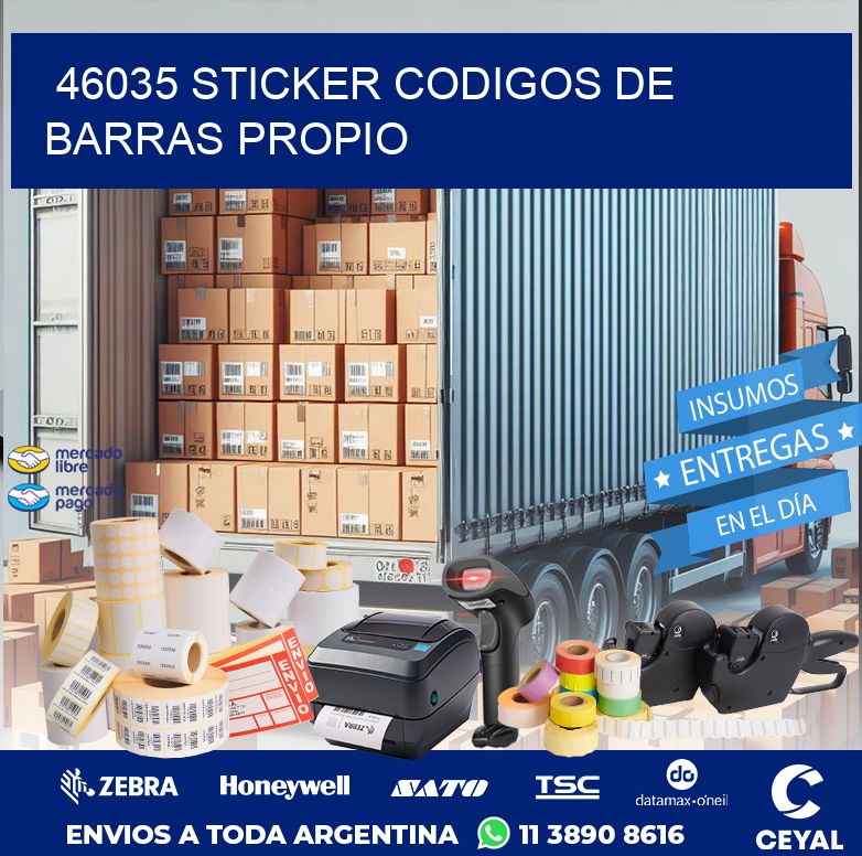 46035 STICKER CODIGOS DE BARRAS PROPIO