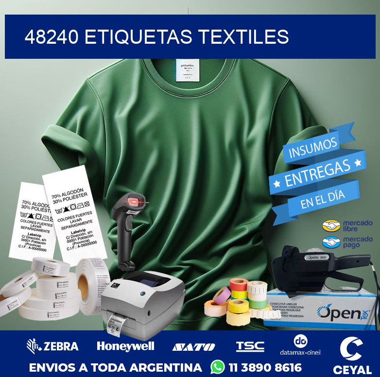 48240 ETIQUETAS TEXTILES