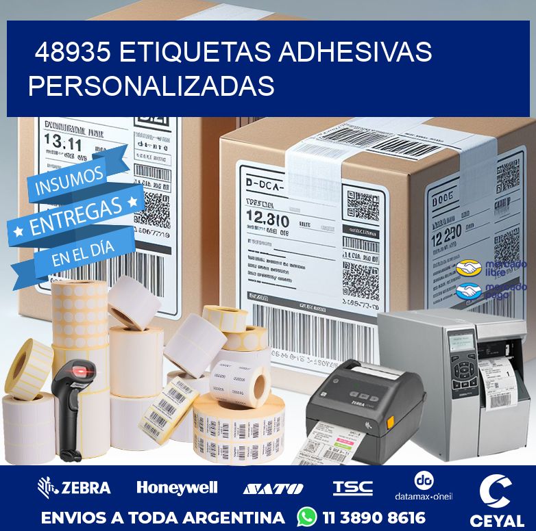 48935 ETIQUETAS ADHESIVAS PERSONALIZADAS