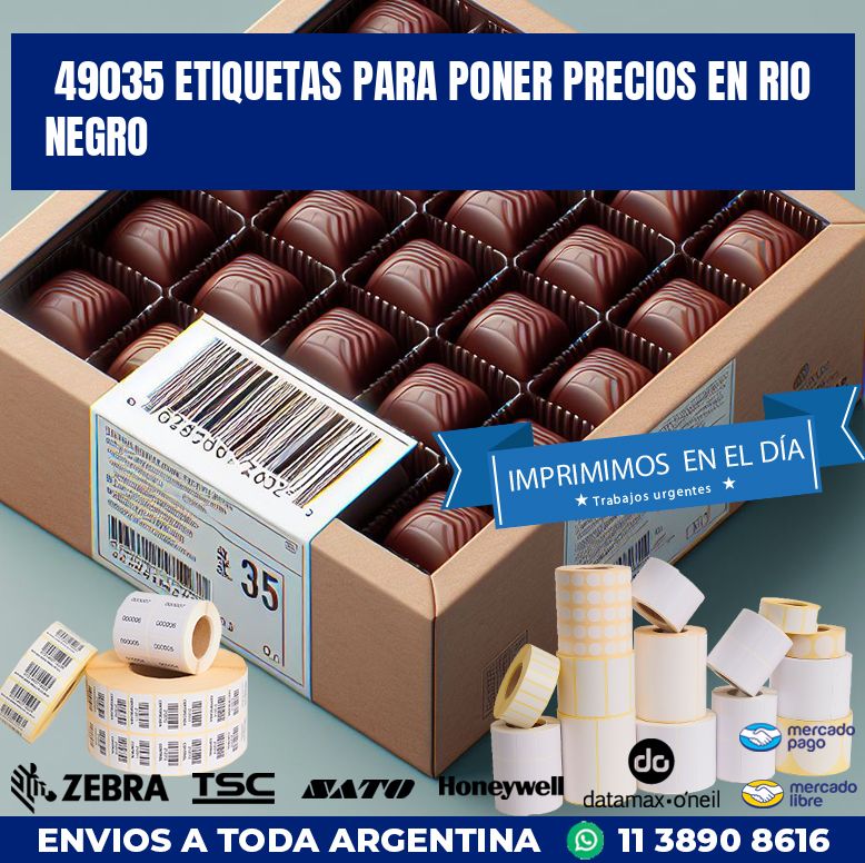 49035 ETIQUETAS PARA PONER PRECIOS EN RIO NEGRO