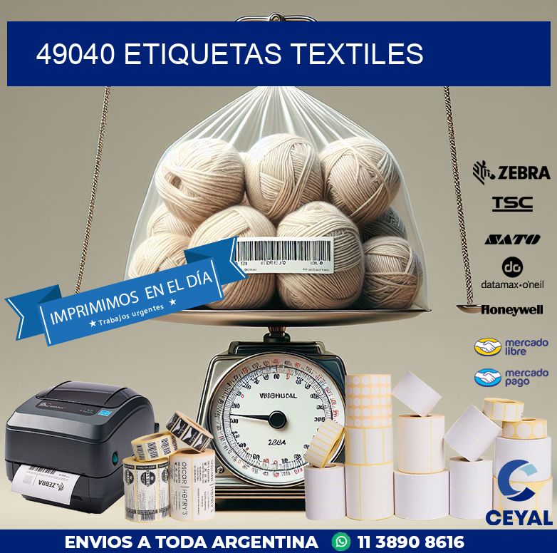 49040 ETIQUETAS TEXTILES
