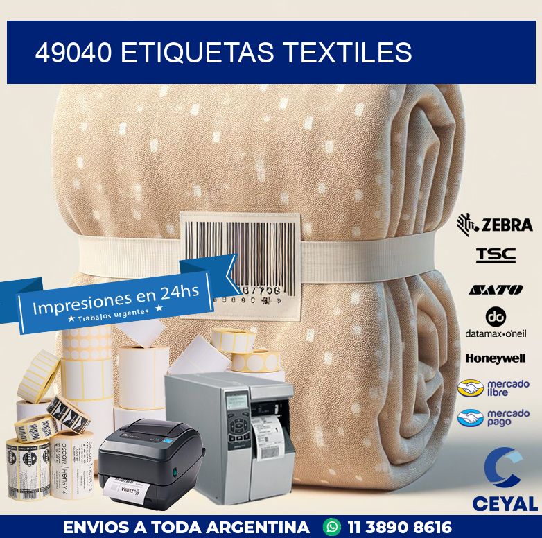 49040 ETIQUETAS TEXTILES