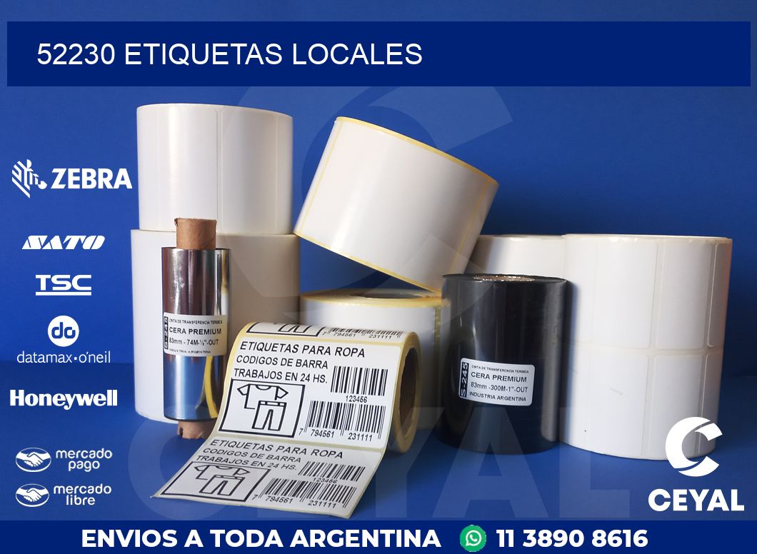 52230 ETIQUETAS LOCALES