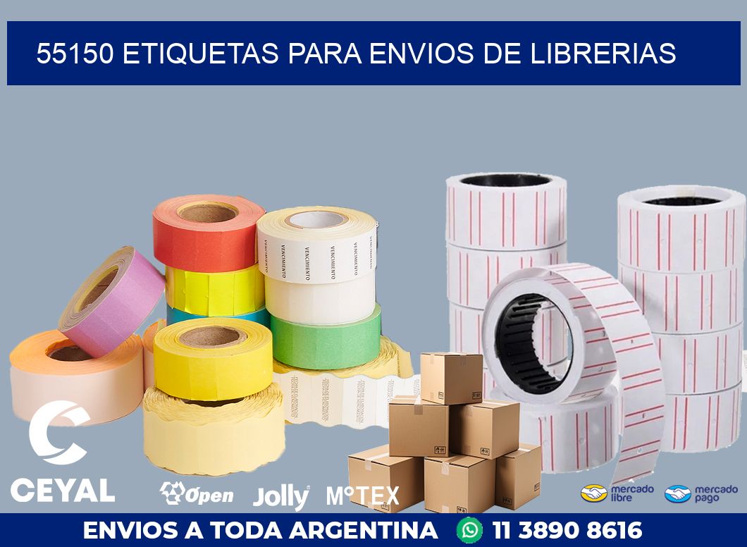 55150 ETIQUETAS PARA ENVIOS DE LIBRERIAS