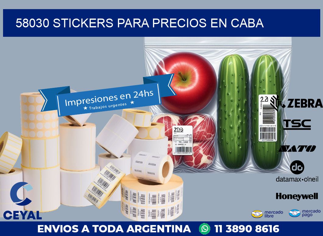58030 STICKERS PARA PRECIOS EN CABA