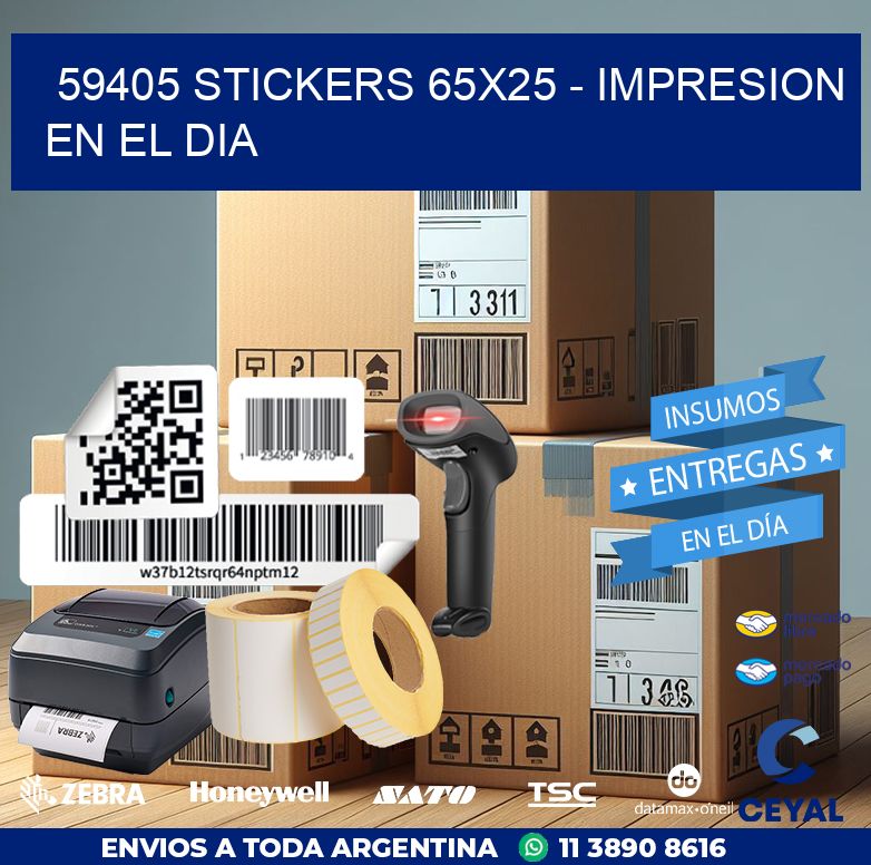 59405 STICKERS 65×25 – IMPRESION EN EL DIA