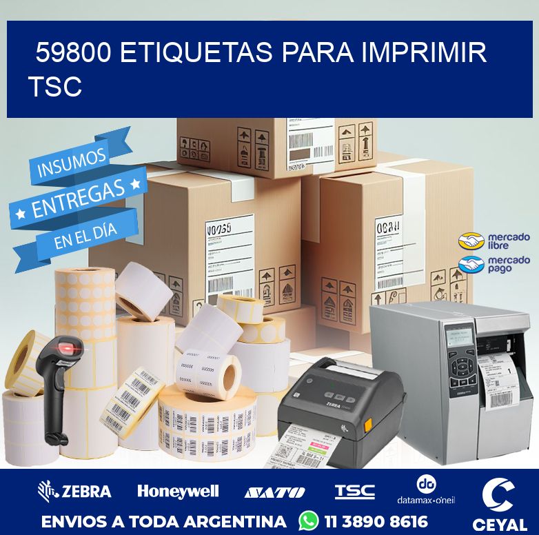 59800 ETIQUETAS PARA IMPRIMIR TSC