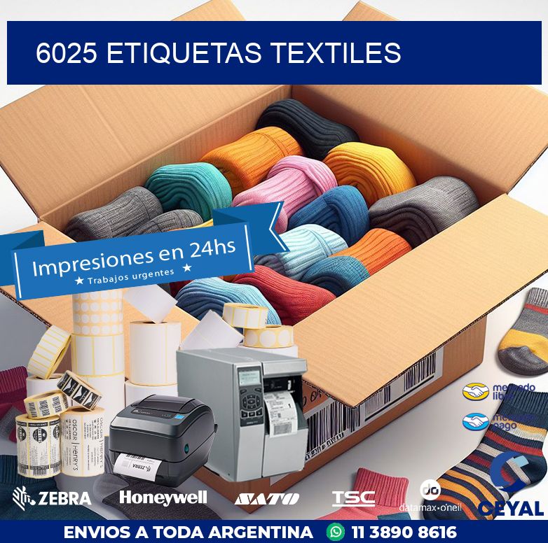 6025 ETIQUETAS TEXTILES