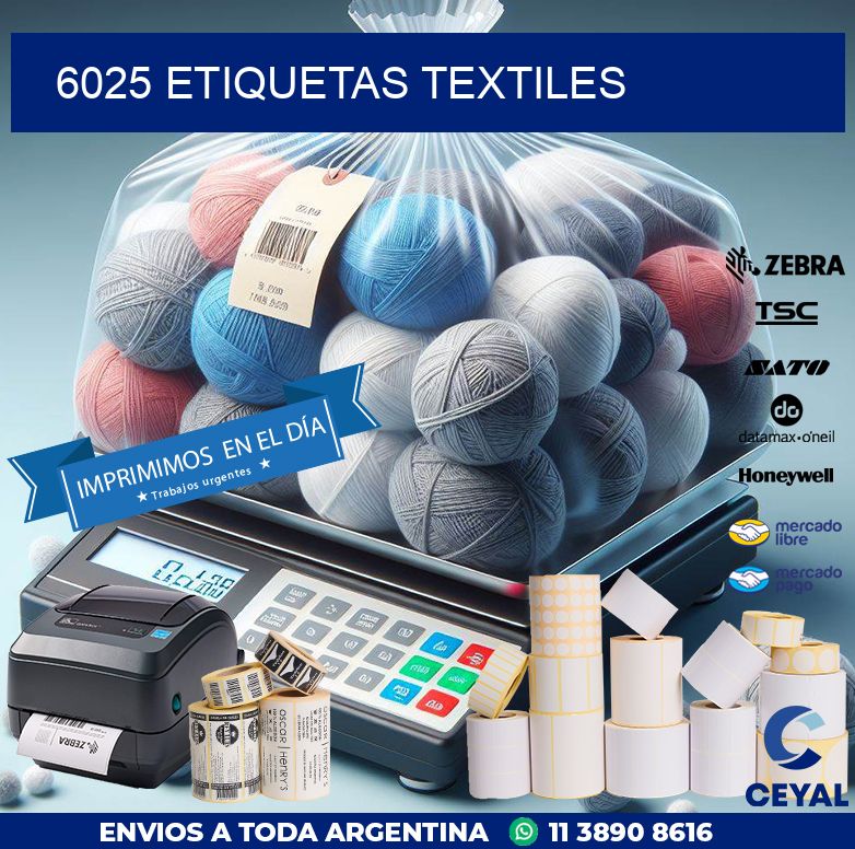 6025 ETIQUETAS TEXTILES