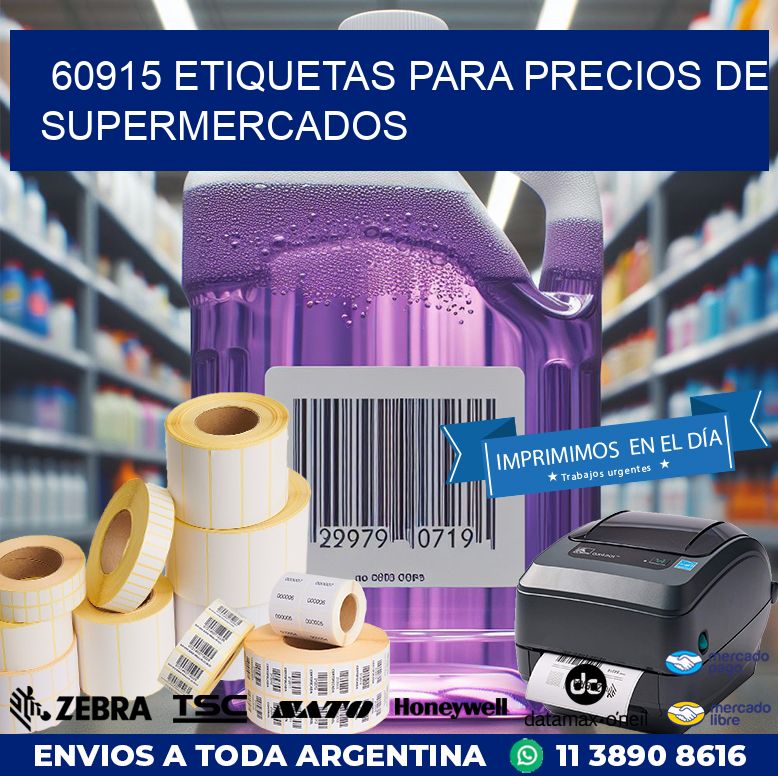 60915 ETIQUETAS PARA PRECIOS DE SUPERMERCADOS