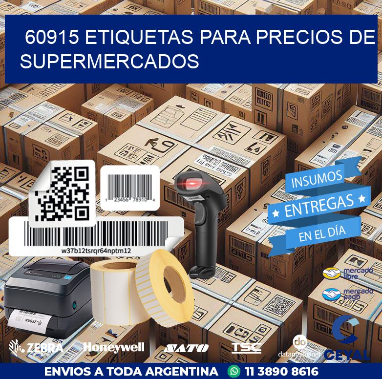 60915 ETIQUETAS PARA PRECIOS DE SUPERMERCADOS