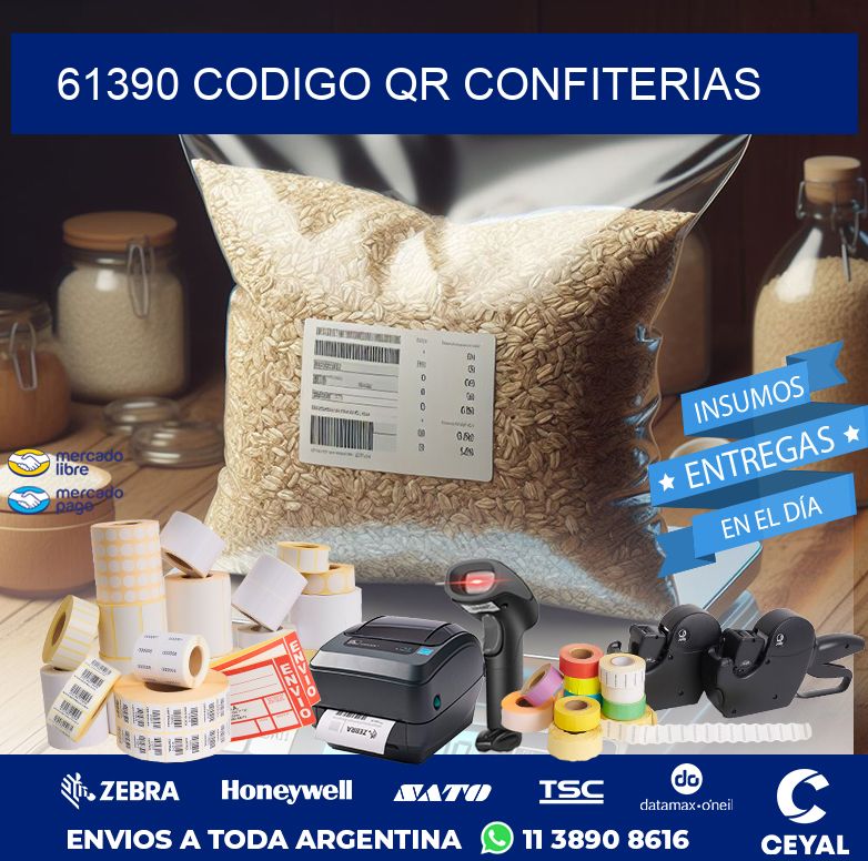 61390 CODIGO QR CONFITERIAS