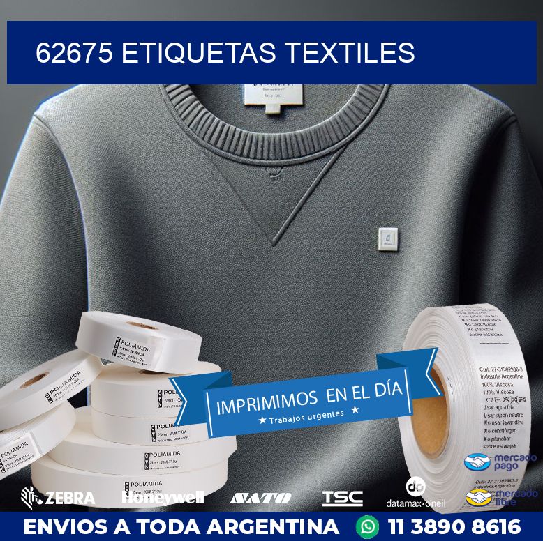 62675 ETIQUETAS TEXTILES