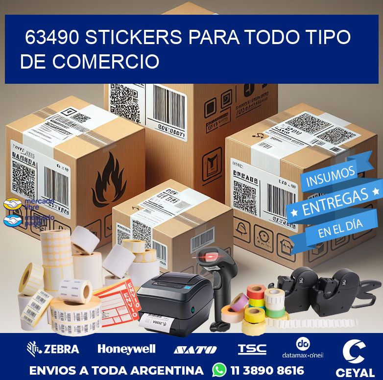 63490 STICKERS PARA TODO TIPO DE COMERCIO