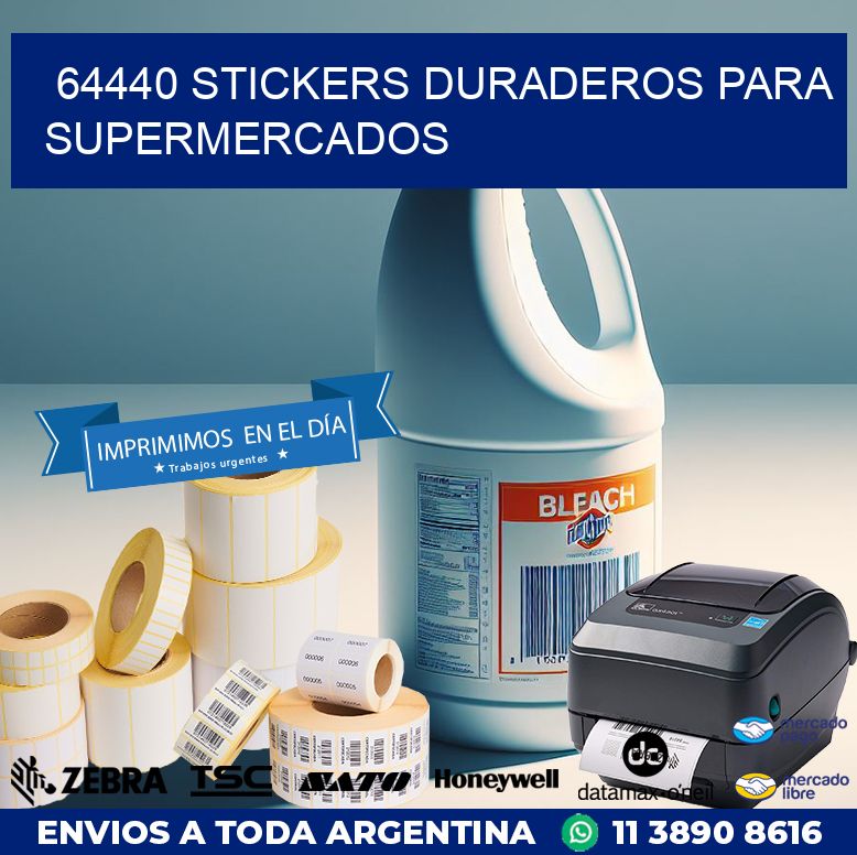 64440 STICKERS DURADEROS PARA SUPERMERCADOS