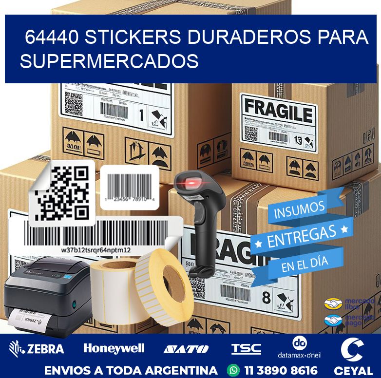 64440 STICKERS DURADEROS PARA SUPERMERCADOS
