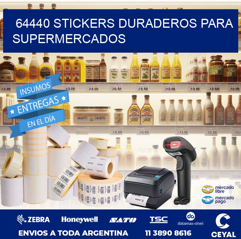 64440 STICKERS DURADEROS PARA SUPERMERCADOS