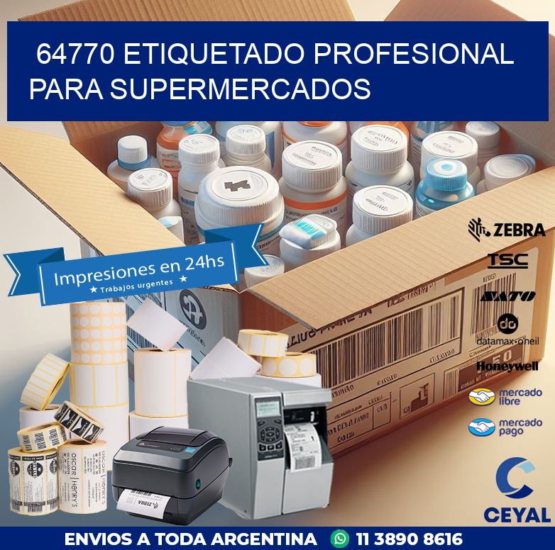 64770 ETIQUETADO PROFESIONAL PARA SUPERMERCADOS