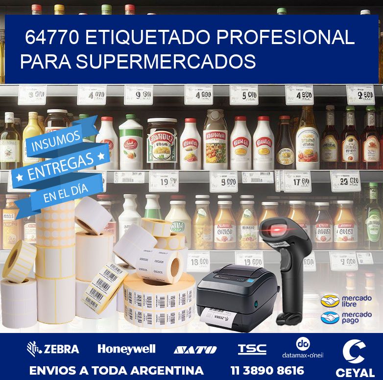 64770 ETIQUETADO PROFESIONAL PARA SUPERMERCADOS
