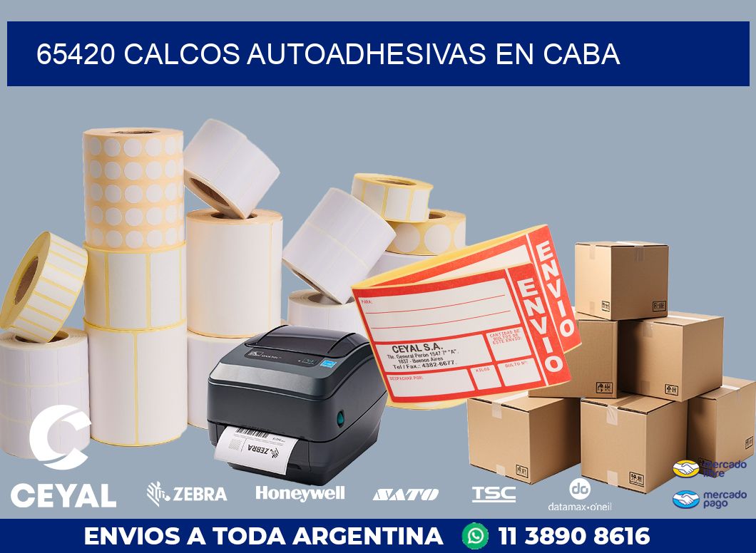 65420 CALCOS AUTOADHESIVAS EN CABA
