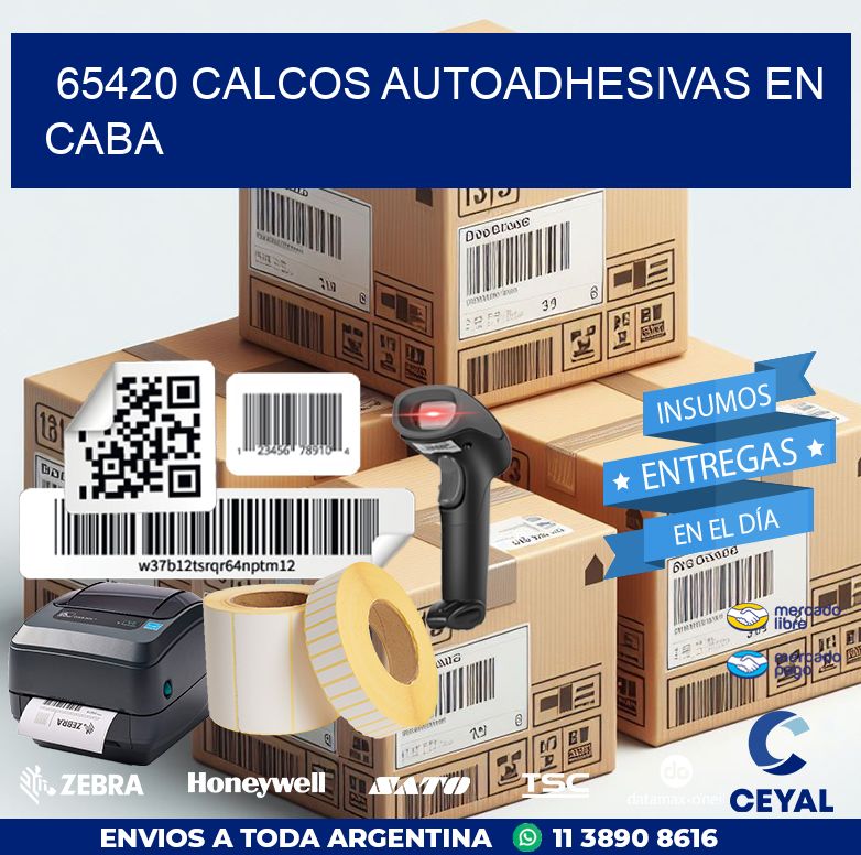 65420 CALCOS AUTOADHESIVAS EN CABA