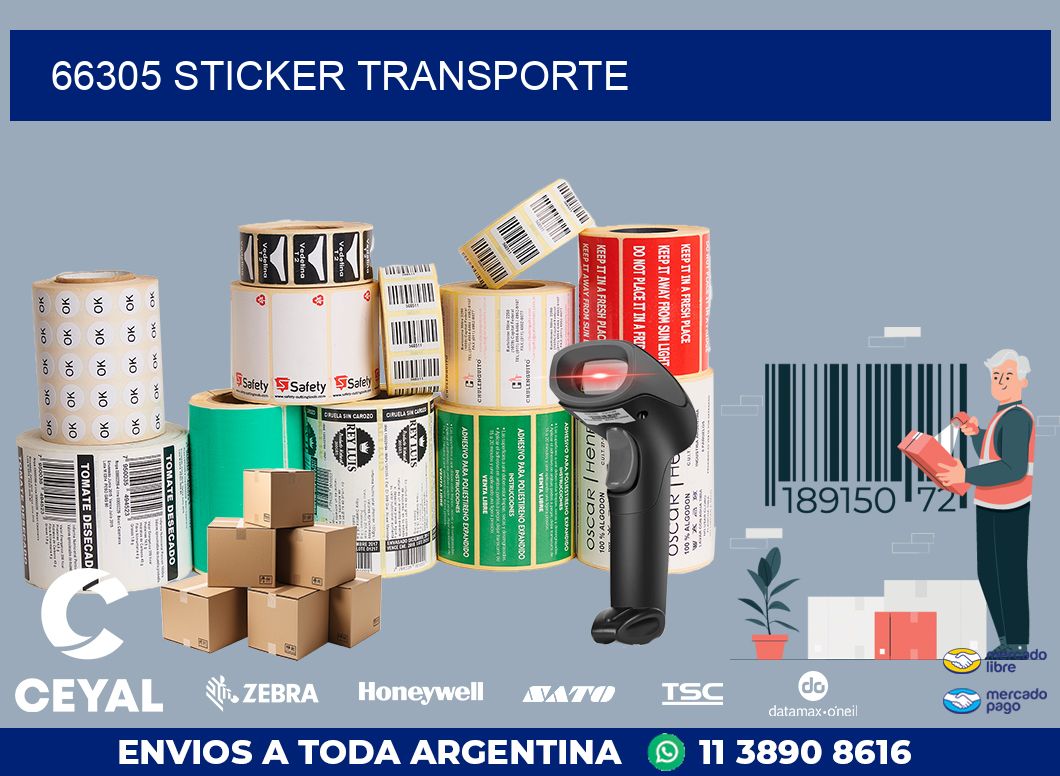 66305 STICKER TRANSPORTE