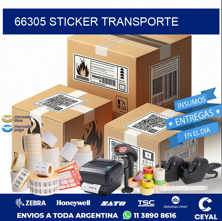 66305 STICKER TRANSPORTE