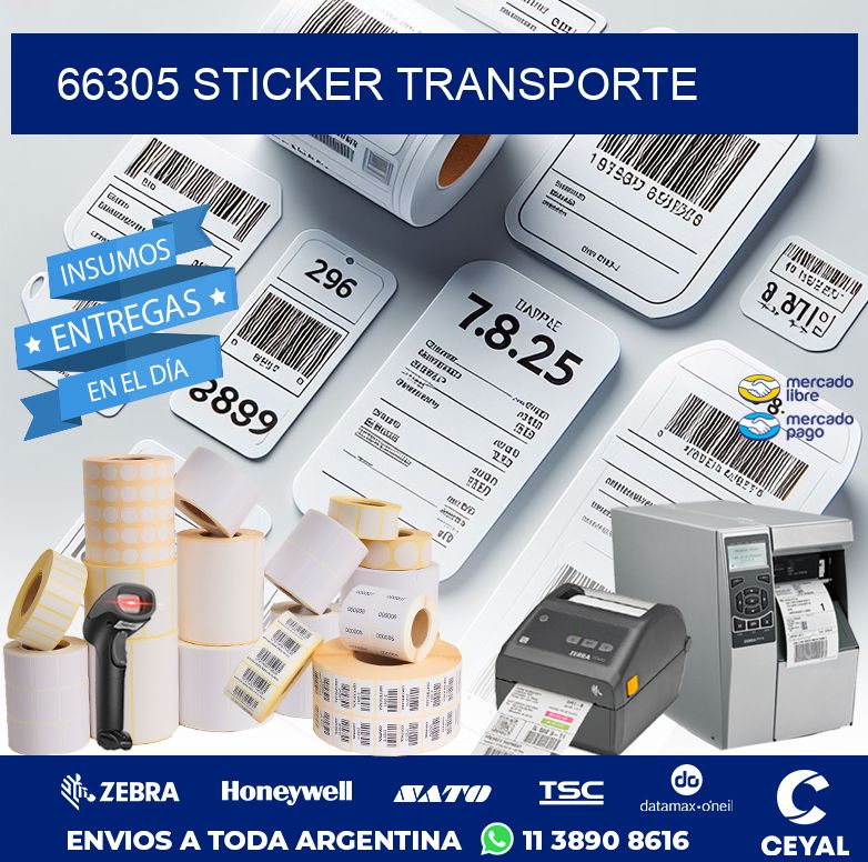66305 STICKER TRANSPORTE
