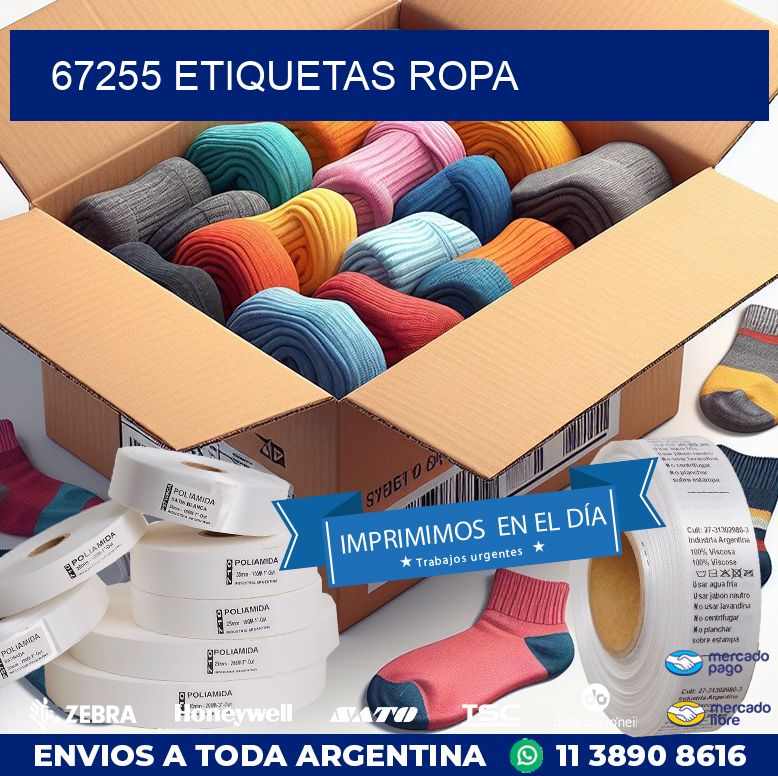 67255 ETIQUETAS ROPA