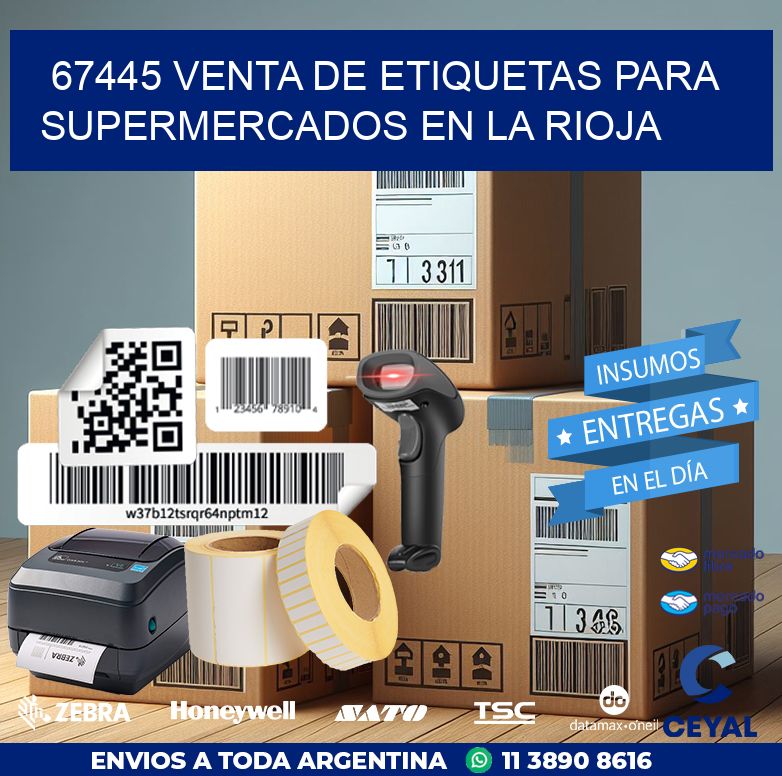 67445 VENTA DE ETIQUETAS PARA SUPERMERCADOS EN LA RIOJA