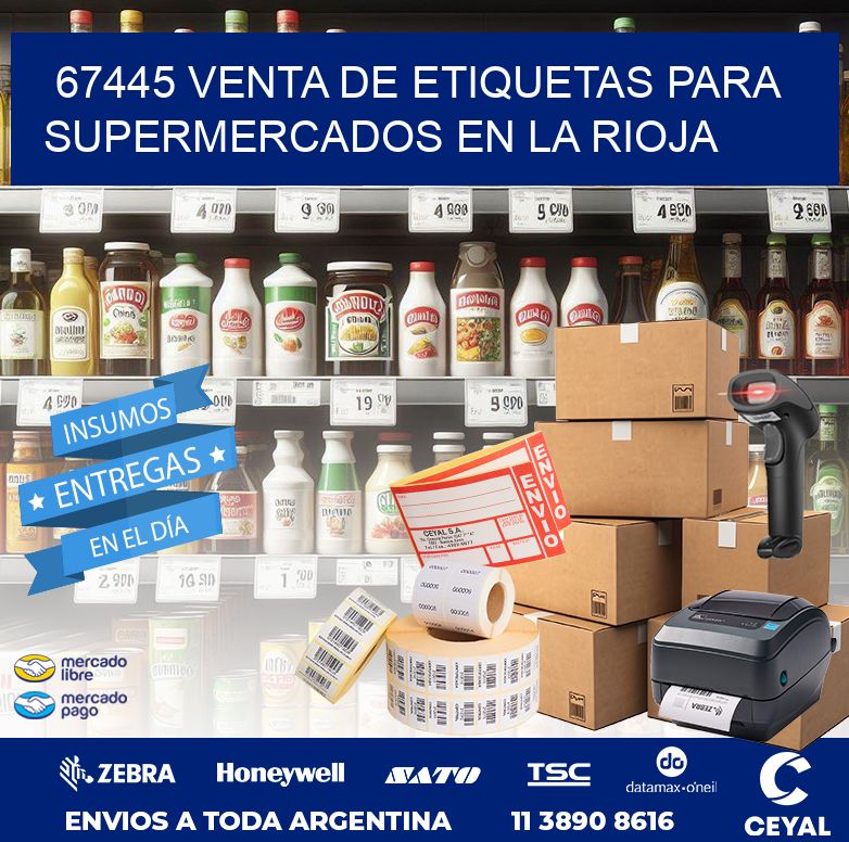 67445 VENTA DE ETIQUETAS PARA SUPERMERCADOS EN LA RIOJA