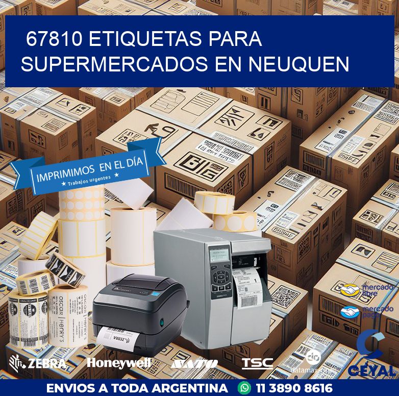67810 ETIQUETAS PARA SUPERMERCADOS EN NEUQUEN