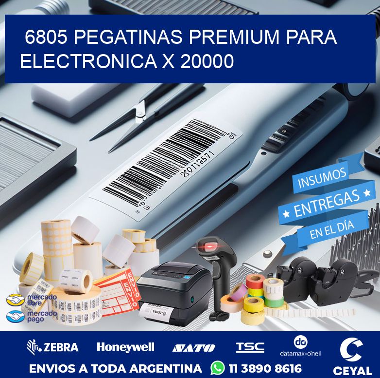 6805 PEGATINAS PREMIUM PARA ELECTRONICA X 20000