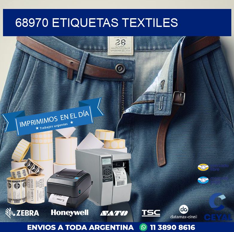 68970 ETIQUETAS TEXTILES